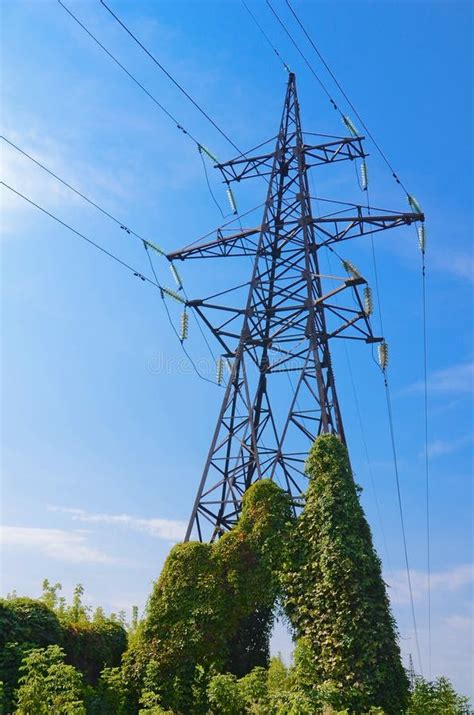 Electricity Pylon Stock Photo Image Of Line Industry 21055314