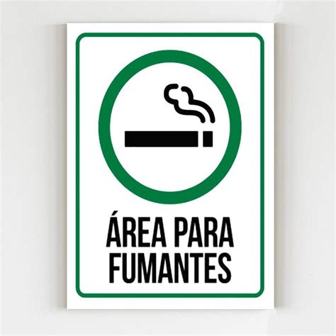 Placa de sinalização area para fumantes aviso mdf 20x29 A4 Mago das