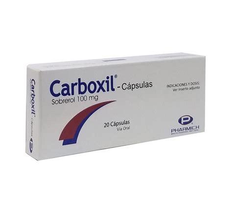 Carboxil 100Mg Capsulas El Farmaceutico