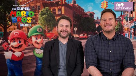 Chris Pratt Super Mario Interview With Charlie Day Voices Sequels