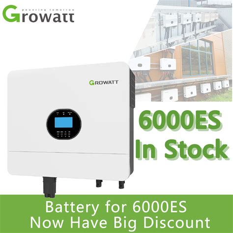 Growatt Hot Sale SPF 6000es 6kw Off Grid Solar Integrated Inverter For