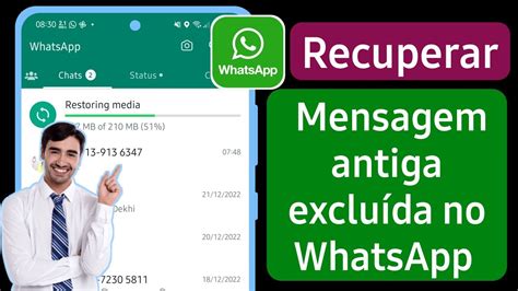 Como Recuperar Todas As Mensagens E Conversas Apagadas Do Whatsapp