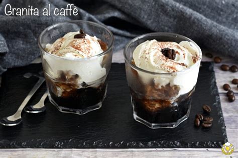 Granita Al Caff Con Panna Ricetta Siciliana Con O Senza Gelatiera