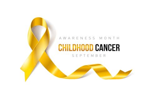 Childhood Cancer Ribbon Clip Art