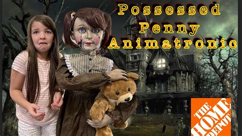 Possessed Penny Animatronic Home Depot YouTube