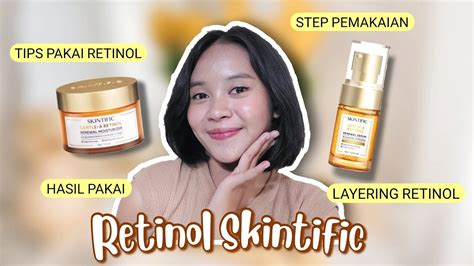 RETINOL Untuk PEMULA Dari SKINTIFIC SERUM MOISTURIZER RETINOL LOKAL