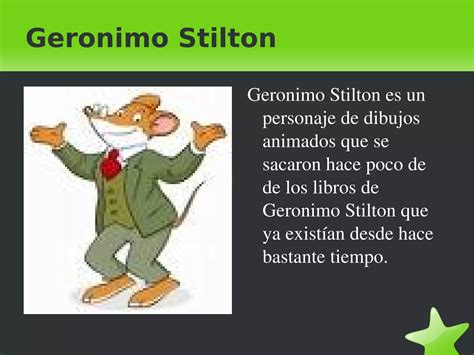 Geronimo Stiton Trabajo De Clase Ppt