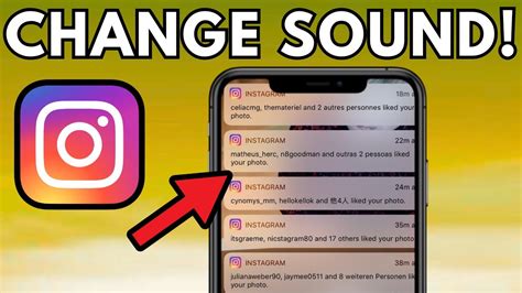 How To Change Instagram Notification Sound Ios Youtube