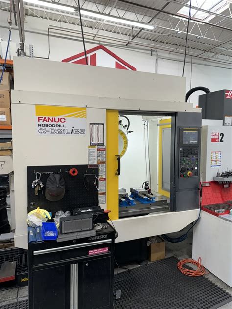 Used Fanuc Robodrill Ox D Mib Vertical Machining Centers Axis