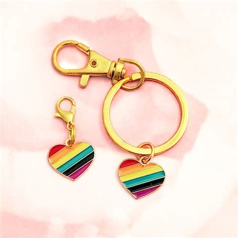 Gay Pride Keyring Etsy