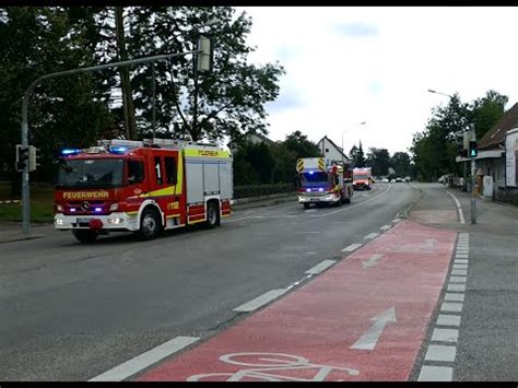 Einsatzfahrten Feuerwehr Pfuhl Neu Ulm Burlafingen Und Brk Neu Ulm Am