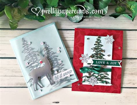 Handmade Holiday Card Alternatives To The Stampin Up November Paper