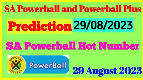 Sa Powerball Prediction Sa Powerball And Powerball Plus Prediction 29