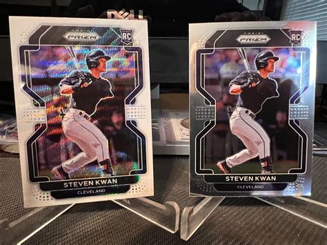 Panini Prizm Steven Kwan Rookie White Wave Prizm Prizm Base