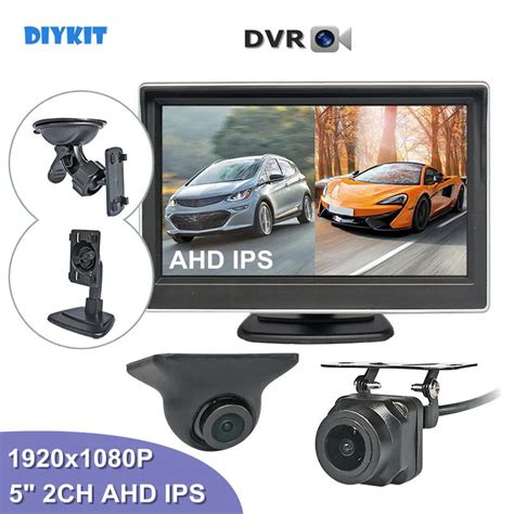 Diykit Inch Ahd Ips Vehicle Rear View Monitor Recording Dvr