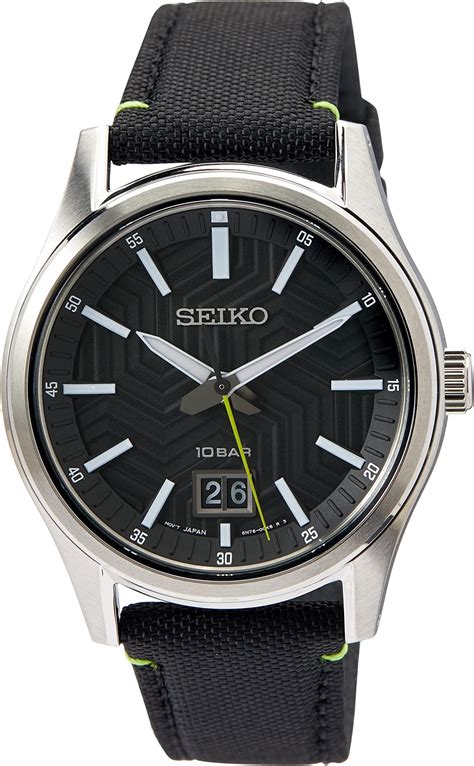 Seiko Homme Analogique Quartz Montre Avec Bracelet En Nylon SUR517P1