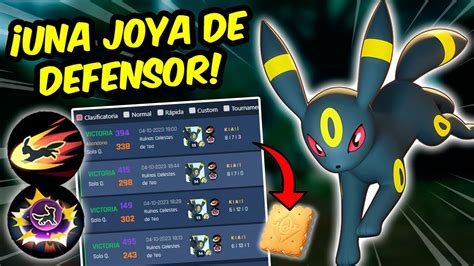 UMBREON TANQUEA MOLESTA y PROTEGE como NINGUNO Guía build medallas