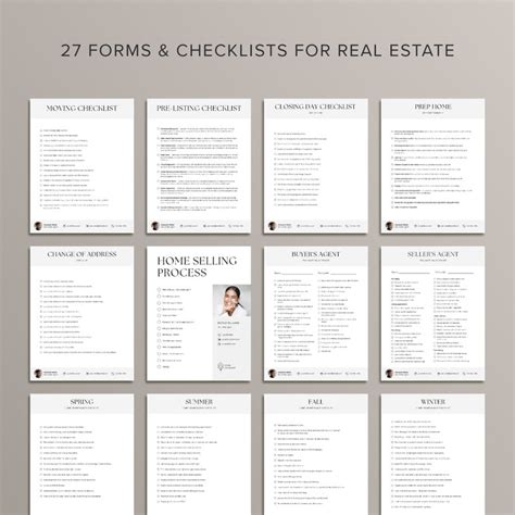 Real Estate Checklists Printable Homebuyer Guide Template Buyer Seller