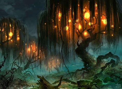 SWAMP An Art Print By Svetlin Velinov Fantasy Landscape Fantasy Art