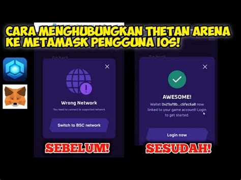 Cara Menghubungkan Game Thetan Arena Ke Wallet Metamask Versi Ios