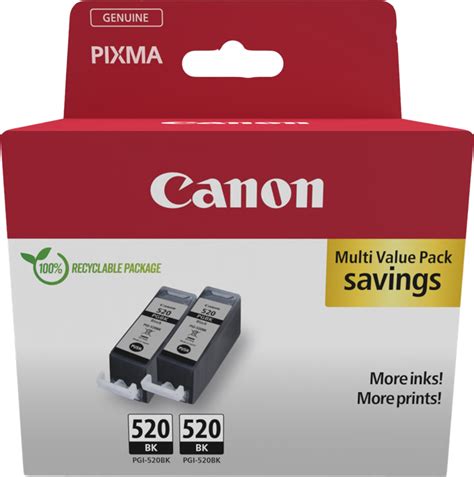 Canon PGI-520BK Multipack Schwarz | tinte24.de