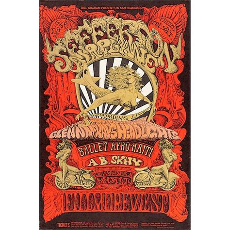 Bill Graham Presents Concert Posters Sold At Auction On 24th August