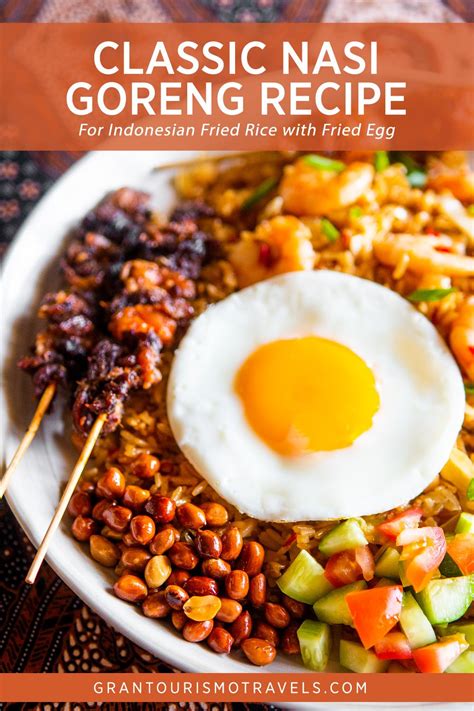 Nasi Goreng Recipe For Indonesian Fried Rice With Fried Eggs Recipe