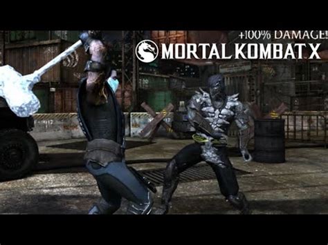 Mortal Kombat X Revenant Sub Zero Level X Super Moves Ice Ball