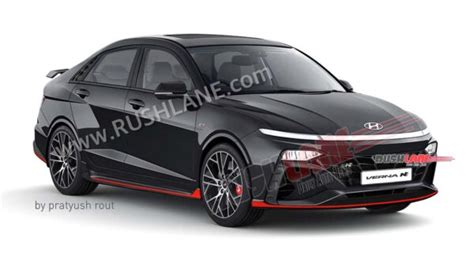 2023 Hyundai Verna N Line Render Sportier Version Of Top Variant