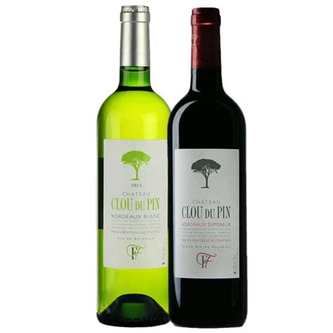 Combo Chateau Clou Du Pin Bordeaux Blanc Chateau Clou Du Pin