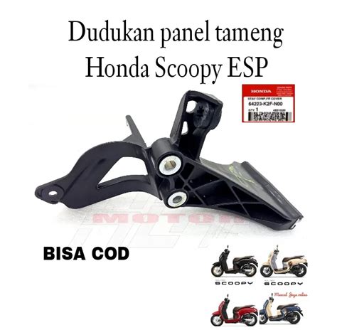 Dudukan Cover Panel Tameng Depan K F Honda Scoopy Fi Esp