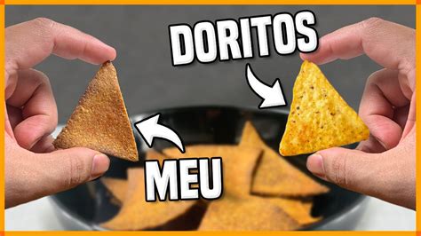 COMO FAZER DORITOS CASEIRO SAUDÁVEL Receita Fit Fácil e Crocante