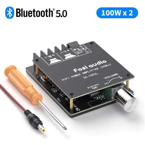 Promo GST Fosi Audio Bluetooth 5 0 Amplifier 2 0 Channel 2x100W