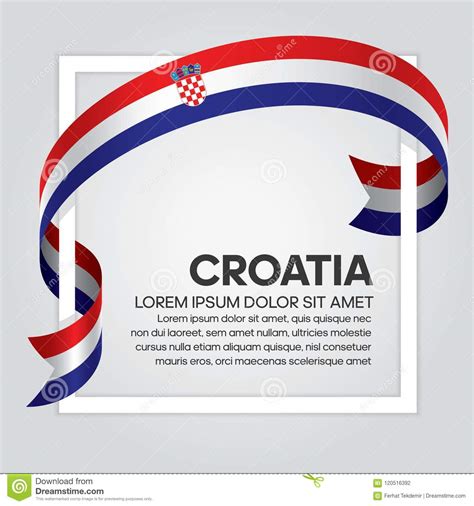 Fondo De La Bandera De Croacia Ilustraci N Del Vector Ilustraci N De