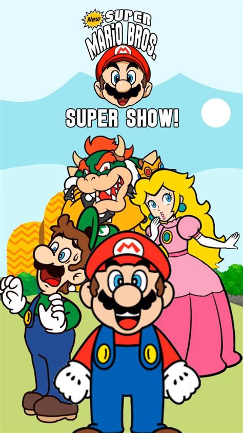 New Super Mario Bros Super Show Concept Poster V3 By Uptendoofficial