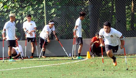 Latihan Timnas Amputasi Indonesia