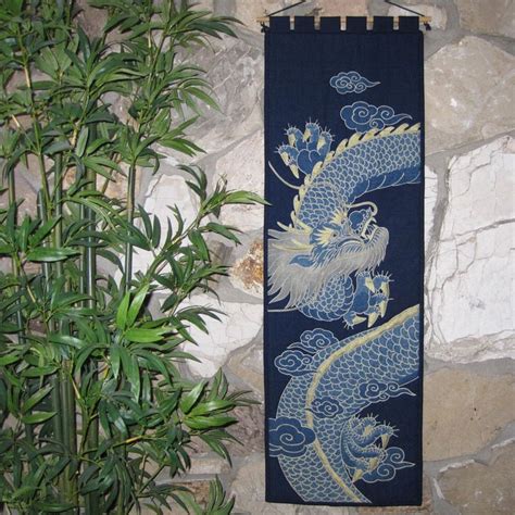 Imperial Dragon Japanese Asian Wall Hanging Oriental Wall Art Art