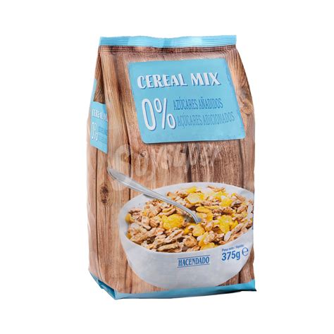 Hacendado Cereal Mix Azucares A Adidos Cereales Inflados Y Copos De