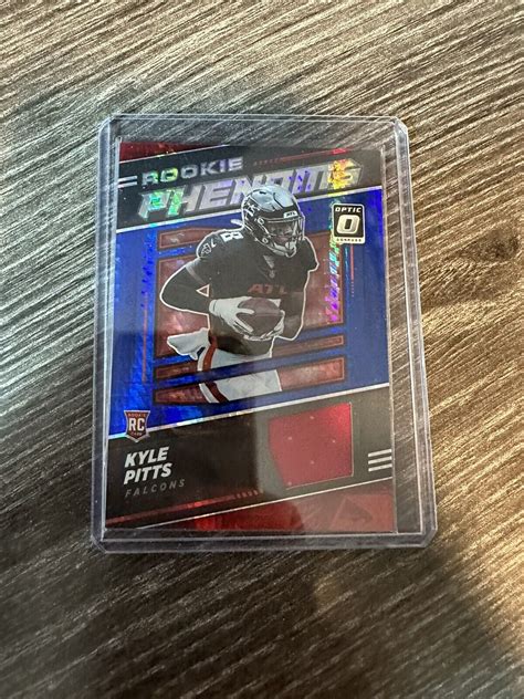 Kyle Pitts Optic Donruss Rookie Phenoms Patch Rp Hyper Prizm Ebay