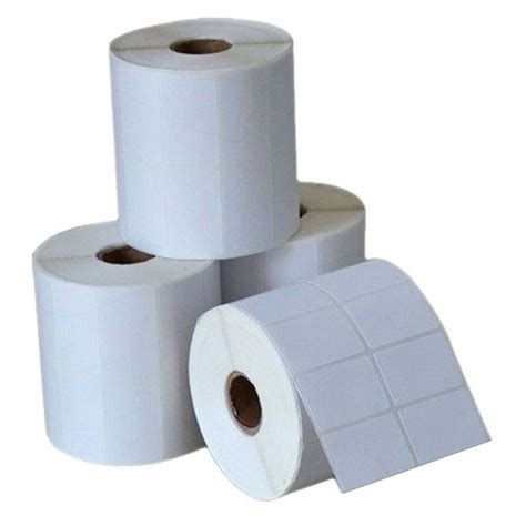 Plain White Polyester Barcode Label Roll GSM 80 Gsm At Rs 500 Roll In