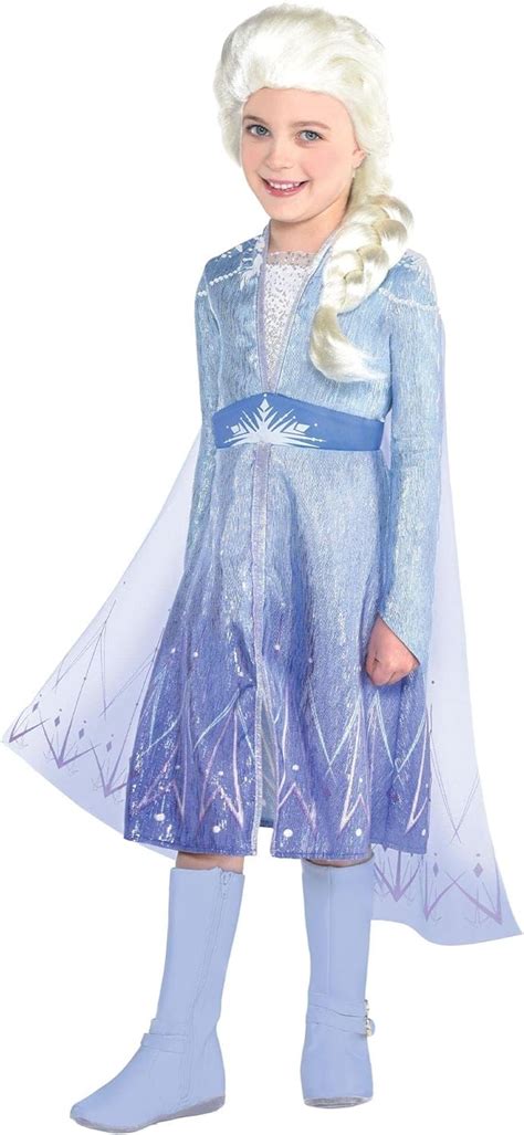 Party City Elsa Act 2 Disfraz de Halloween para niñas Frozen 2 incluye