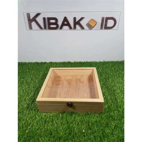 Jual Kotak Kayu Engsel Akrilik Custom X X Kota Surabaya