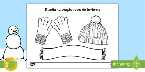 Diseña tu propia ropa de invierno teacher made Twinkl