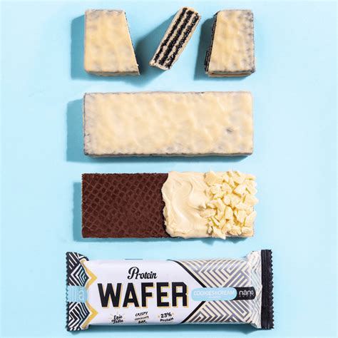 Protein Wafer Cookies And Cream 12x40g Från Näno Supps