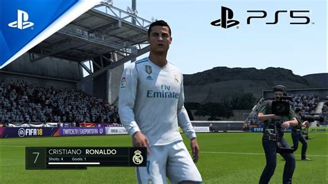 REAL MADRID VS GETAFE CF PS5 4K60 Beautiful GamePLAY Of FIFA 18