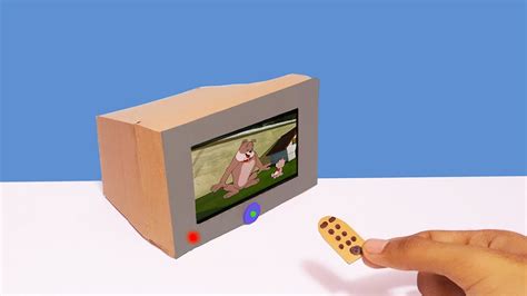 How To Make A Tv With Cardboard Diy Cardboard Tv Cardboard Tv Youtube