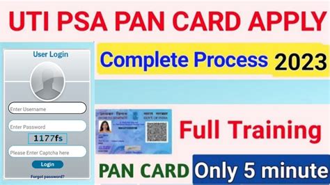 Uti Pan Card Online Apply Uti Se Pan Card Kaise Apply Kare Pan Card