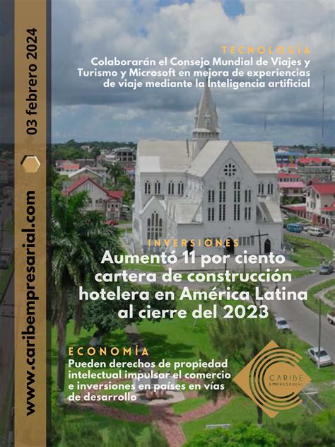 Portada 3 De Febrero 2024 Uniendo Al Caribe