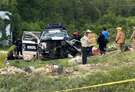 Accidente En Entrada De Tulum Deja 1 Muerto Y 7 Heridos