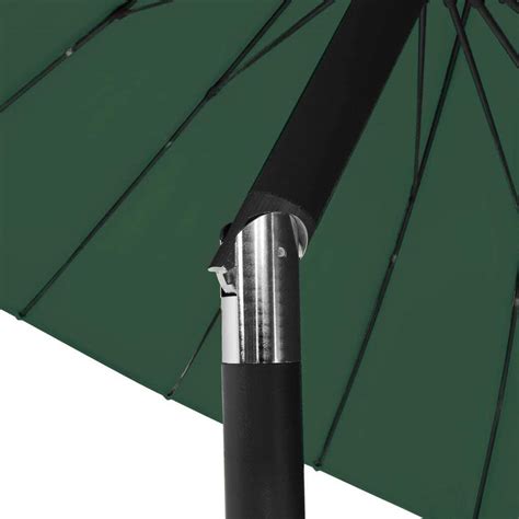 Parasol D Ext Rieur Avec M T En Aluminium Cm Vert Ebay